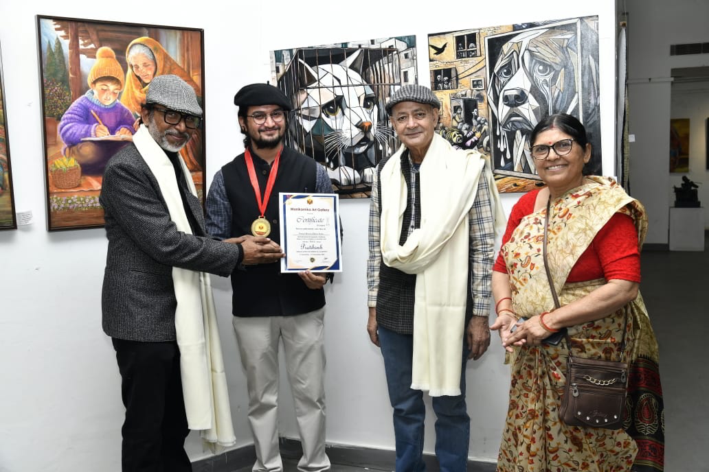 Artist Vibhav Kshitiz Wins Gold at Artizen Gallery’s National Exhibition