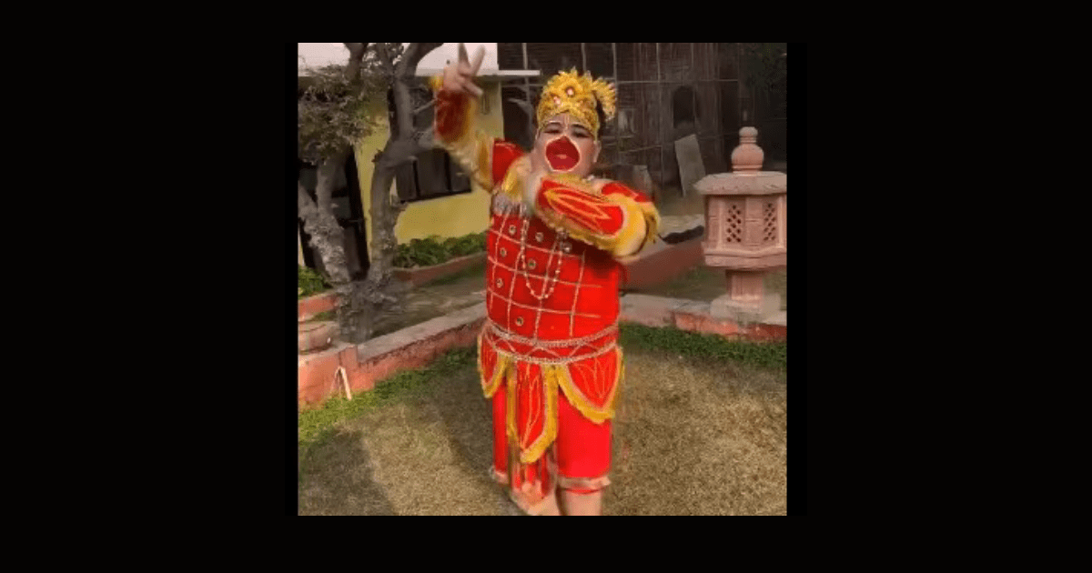 Controversy Surrounds Viral Dance of 10-Year-Old Abhinav Arora Dressed as Lord Hanuman