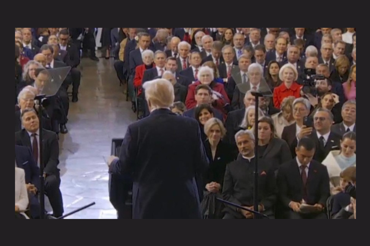 Donald Trump inauguration Jaishankar gets first row seat, says ‘an honour to represent India’ Donald Trump inauguration Jaishankar gets first row seat, says ‘an honour to represent India’