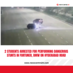 2 Students Arrested for Performing Dangerous Stunts in Fortuner, BMW on Hyderabad Road