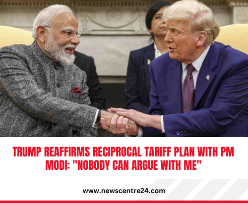 Trump Reaffirms Reciprocal Tariff Plan With PM Modi: "Nobody Can Argue With Me"