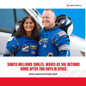 Sunita Williams Smiles, Waves as She Returns Home After 286 Days in Space