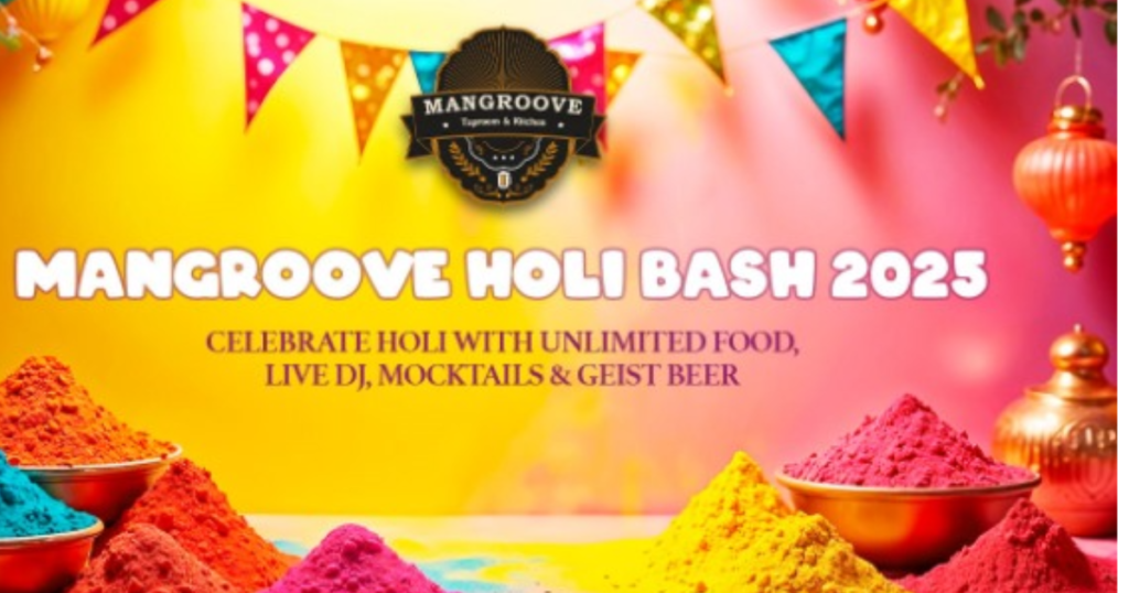 Mangroove Taproom & Kitchen Gears Up for Bangalore’s Most Electrifying Holi Celebration